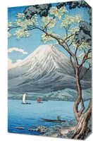 Obraz 30x50cm Mount Fuji from Lake Yamanaka, Takahashi Japoński Vintage