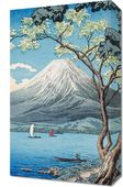 Obraz 30x50cm Mount Fuji from Lake Yamanaka, Takahashi Japoński Vintage