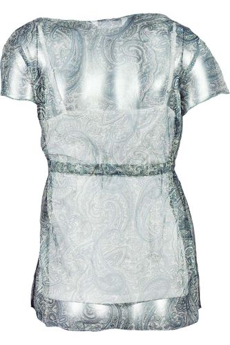 Szyfonowa Bluzka, Biały Top - 38 / M na Arena.pl