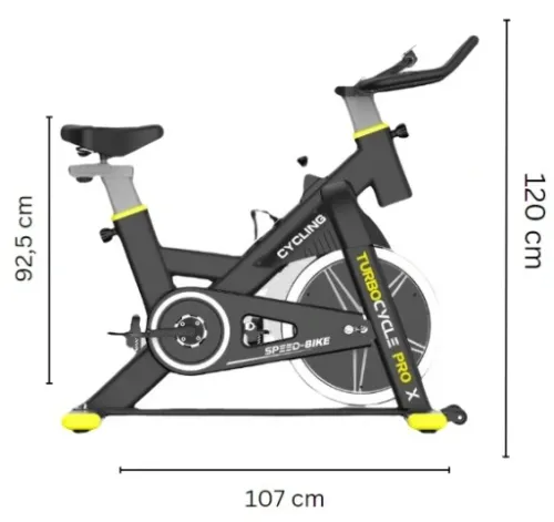 ROWER STACJONARNY TRENINGOWY ROWEREK SPINNINGOWY CYCLE PRO X LCD 200 KG na Arena.pl