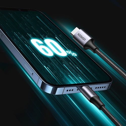 kabel przewód do iphone lightning - usb-c 2.0 mfi 1m - szary na Arena.pl