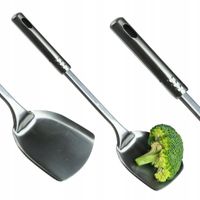 ŁOPATKA SZCZELINOWA ZE STALI NIERDZEWNEJ 32 CM DO SMAŻENIA MIĘSA RYB WARZYW