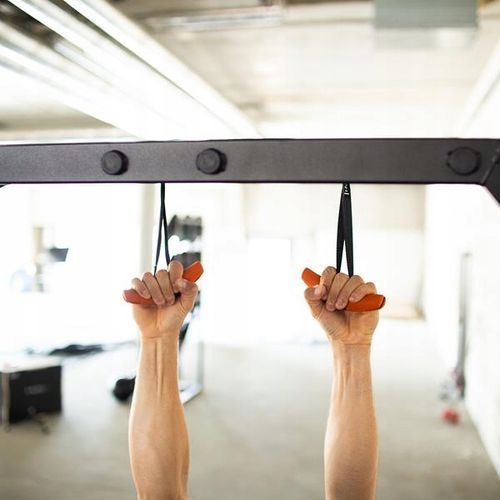 Dynamiczne Uchwyty do podciągania NA DRĄŻKU do wyciągu z taśmami 194kg MAX na Arena.pl