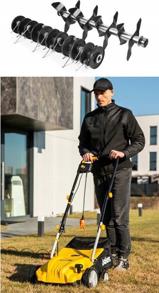 WERTYKULATOR AERATOR ELEKTRYCZNY 3W1 MOCNY +GRATIS zdjęcie 8