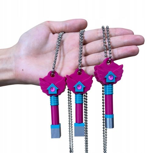 ZESTAW KLUCZY SQUID GAME 3 NASZYJNIK 80CM HIDE AND SEEK GADŻET NA PREZENT na Arena.pl