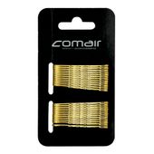 Comair Wsuwki do włosów karbowane złote 5cm, 24 sztuki