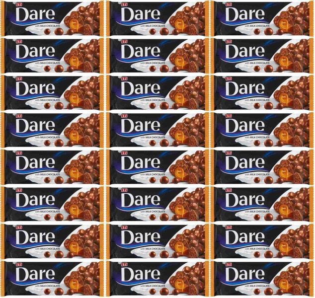 (x24) DARE Baton 28g Karmel Mleczna Czekolada zdjęcie 1