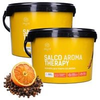 Sól bocheńska SALCO Therapy Aroma do kąpieli 2x 3kg - Pomarańcza Goździk