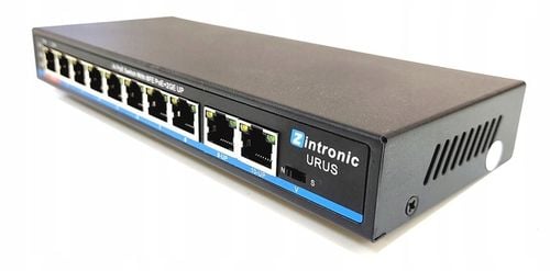 Switch POE 8xPOE 2xUplink GIGABIT 1000Mbs 120W HI POE URUS - DO KAMER na Arena.pl