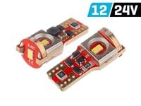 Żarówka VISION W5W (T10) 12/24V 3x 3030 SMD LED, nonpolar, CANBUS