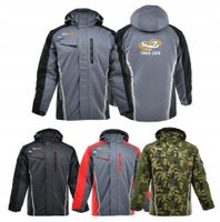 ODZIEŻ firmowa robocza Kurtka długa ocieplana Z HAFTEM LOGO TEKSTEM 5 szt.