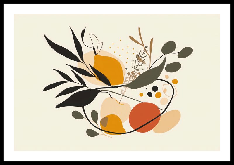 Plakat 60x40cm Botaniczny Wir zdjęcie 3