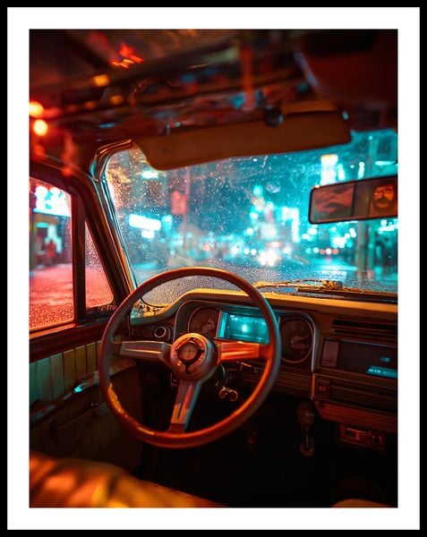 Plakat 50x65cm Nocny Kierowca zdjęcie 3