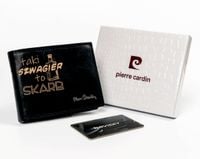 Portfel Pierre Cardin z GRAWEREM czarny prezent SLA SZWAGRA dużo wzorów