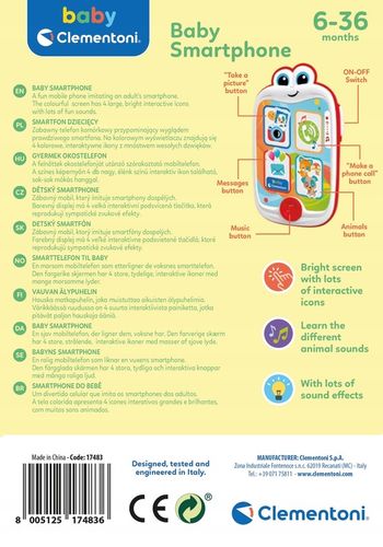 SMARTFON DZIECIĘCY CLEMENTONI 17483 na Arena.pl