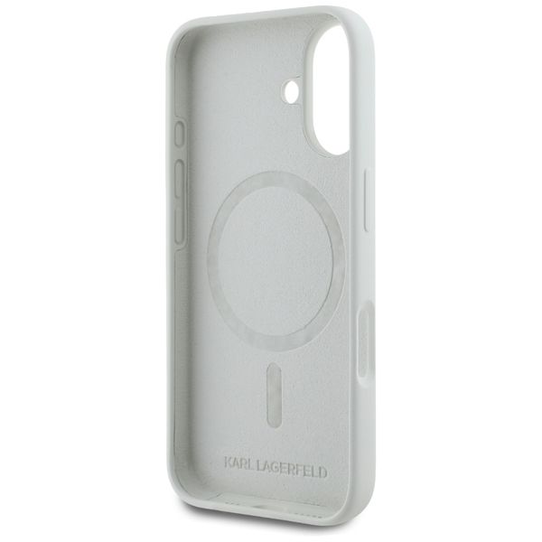 Etui Karl Lagerfeld do iPhone 16, Beżowy, MagSafe zdjęcie 7
