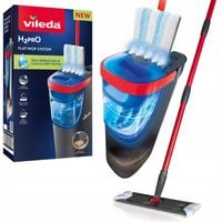 Mop płaski vileda z wiadrem i wyciskaczem H2prO 2 zbiorniki separacji wody