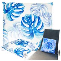 PODUSZKA DEKORACYJNA OGRODOWA WODOODPORNA NA LEŻAK HUŚTAWKĘ KRZESŁO 45X45CM