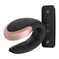 Wibrator dla par Satisfyer Double Love Black
