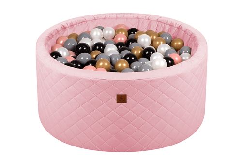 Basen z kulkami szary pikowany velvet na Arena.pl
