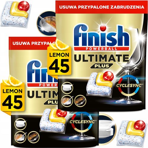 finish kapsułki ultimate plus 45 lemon - 2 szt. na Arena.pl
