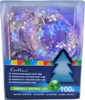 LAMPKI DRUCIKI 100 MIKRO LED NA BATERIE gwiazdki