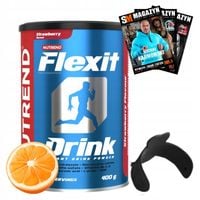 NUTREND FLEXIT DRINK KOLAGEN GLUKOZAMINA KOŚCI 400g +PODSTAWKA UNIWERSALNA