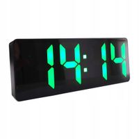 Zegar budzik Goasiio czarny 16 cm LED Wall Clock DS-3806M