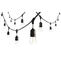 GIRLANDA LED 15M 24V E27 IP44 OSWIETLENIE OGRODOWE