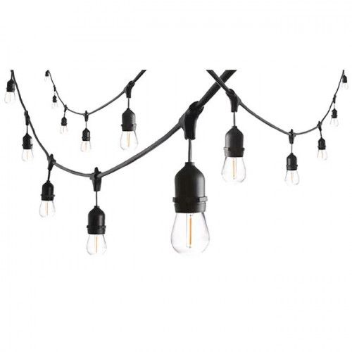 GIRLANDA LED 15M 24V E27 IP44 OSWIETLENIE OGRODOWE na Arena.pl