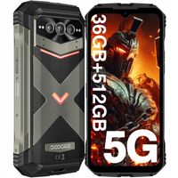 2X DOOGEE V MAX Plus 5G 16+20/512 GB, 22000mAh, smartfon, szary