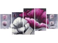 70CM 150CM OBRAZ 5 ELEM MALOWANE MAKI ŚCIENNY