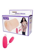masturbator vagina z wibracją 650g renia