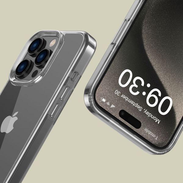 tech-protect flexair hybrid iphone 16 pro clear zdjęcie 3