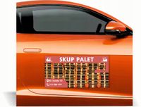 Magnes na samochód auto reklama magnetyczna 60x30 cm SKUP PALET rózne wzory