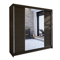 SZAFA PRZESUWNA TALIN II z lustrem 180 Garderoba - CHOCO