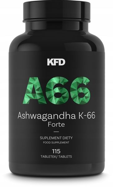 KFD ASHWAGANDHA K-66 FORTE 180 TABLETEK zdjęcie 1