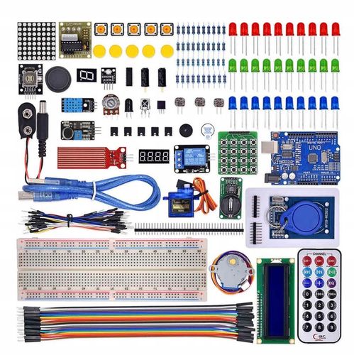 Zestaw startowy XXL Kompatybilny z Arduino KIT UNO R3 Uno CH340 Edukacyjny na Arena.pl