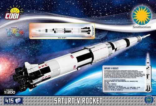 Klocki Smithsonian Rakieta Saturn V na Arena.pl