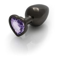 heart gem butt plug   large