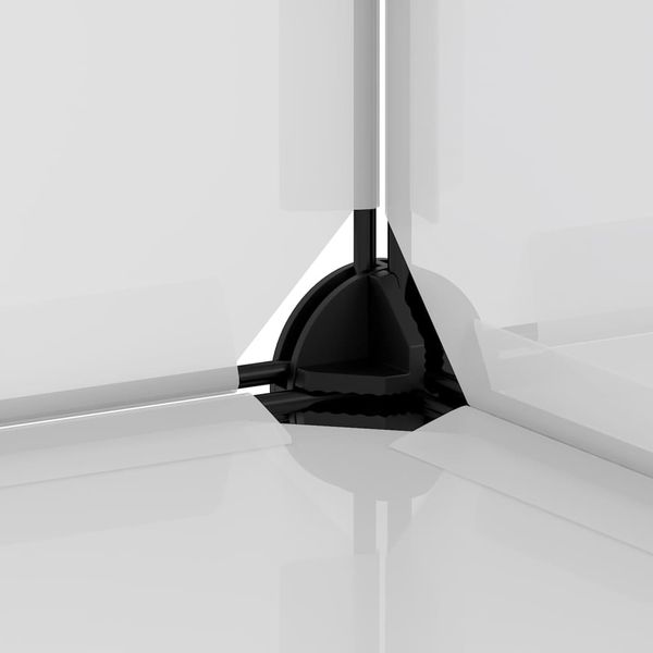 Klatka dla małych zwierząt, bezbarwna, 142x74x93 cm, PP i stal zdjęcie 6