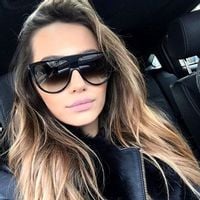 OKULARY DAMSKIE DUŻE CZARNE PRZECIWSŁONECZNE Kardashian O25_Czarny