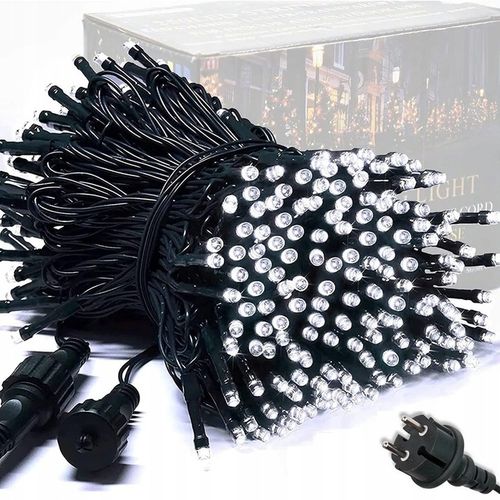 Lampki choinkowe LAMPKI ZEWNĘTRZNE 1000 LED ZIMNE + FLASH 67m na Arena.pl