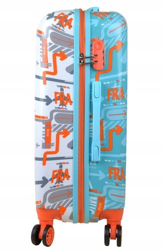 Średnia walizka na kółkach SUNBAG Fly360 Dual Color na Arena.pl