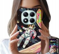 ETUI DO XIAOMI NOTE 14 PRO+ 5G - KOCI ASTRONAUTA KOT KOSMOS OBUDOWA CASE