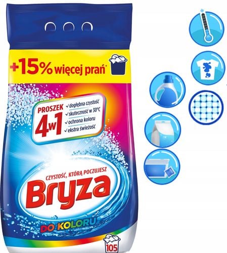 bryza 4w1 proszek color 6,825kg / 105 prań na Arena.pl
