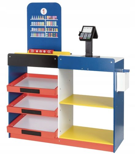 DREWNIANY SKLEP LIDL Z KASĄ I AKCESORIAMI DLA DZIECI PLAYTIVE na Arena.pl