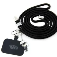 Pasek do telefonu Karl Lagerfeld CBDY Cord - czarny