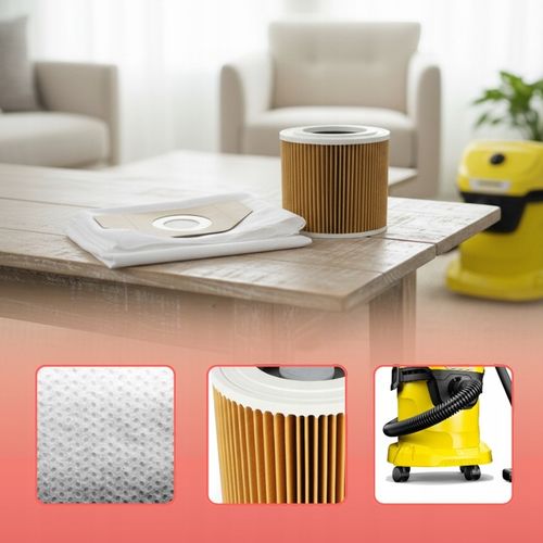 12X WORKI DO ODKURZACZA KARCHER WD3 WD2 PLUS FILTR WOREK KARCHER na Arena.pl