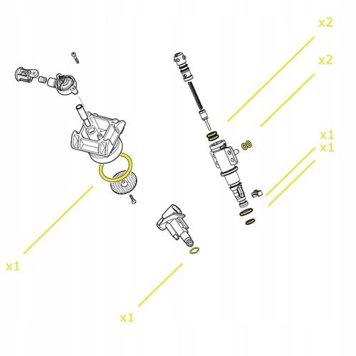 Komplet zestaw uszczelek do ekspresu Philips LatteGo 3200 4300 5400 + na Arena.pl